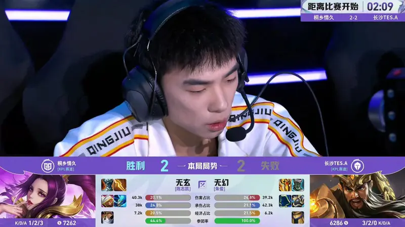 欧宝体育-情久/TES第4局数据对比：深巅元刺伤害占比23.5%